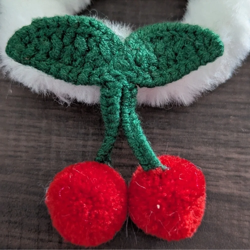 Cherry-Themed Kids Hair Ties
